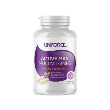 UNIFORCE, Комплекс для мужчин «Active Man Multivitamins», капсулы, 100 шт.