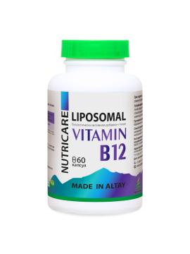 Простые решения, Липосомальный Витамин B12 (метилкобаламин), капсулы, 60 шт.
