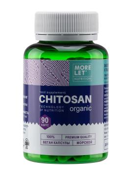 MORELET, Хитозан высокоочищенный, растительные капсулы, 90 шт.