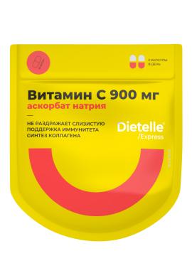 Dietelle, Витамин C (аскорбат натрия), капсулы, 30 шт.