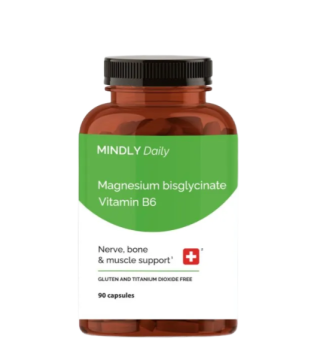 MINDLY, Магний (бисглицинат), капсулы, 90 шт.