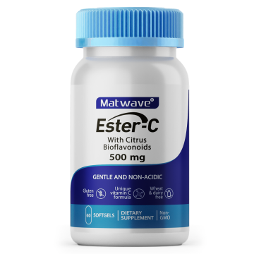 Matwave, Витамин C (аскорбат кальция) с биофлавоноидами, капсулы, 60 шт.