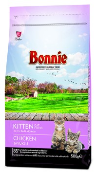 Bonnie, Сухой корм для котят с курицей, 500 г