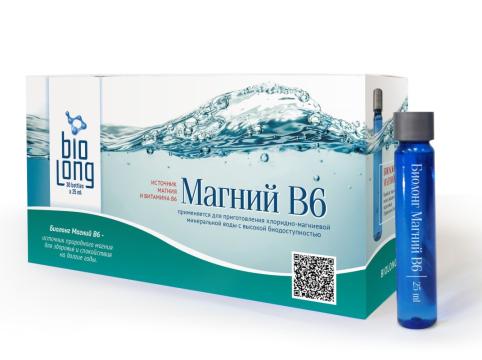 Biolong, Биолонг Магний B6, жидкость, 30*25 мл