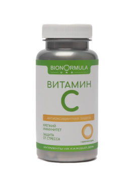 Bionormula Uno, Витамин C (аскорбат натрия), капсулы, 90 шт.
