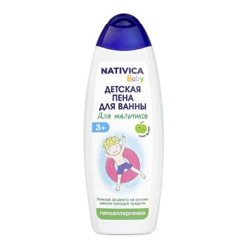 Nativica Baby, Детская пена для ванны для мальчиков 3+, 430 мл