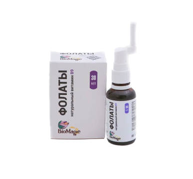 BioMagic, Фолаты (витамин B9), жидкость, 30 мл