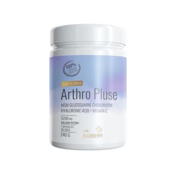 Sun Flower, Коллаген гидролизованный (II типа), вкус черная смородина, порошок, 240 г